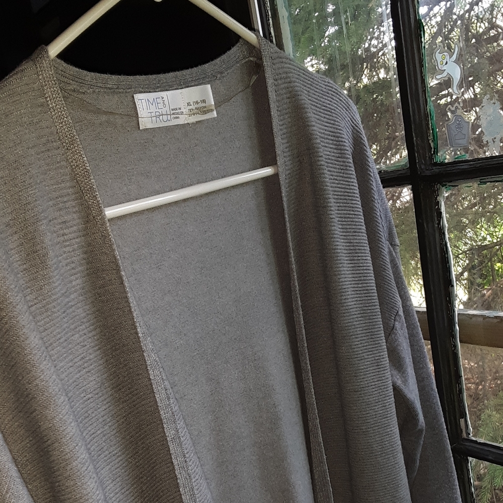 Time and Tru Grey Sweater XL